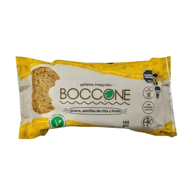 Cookies integrales 100% vegetales y sin lactosa - 145 grs.